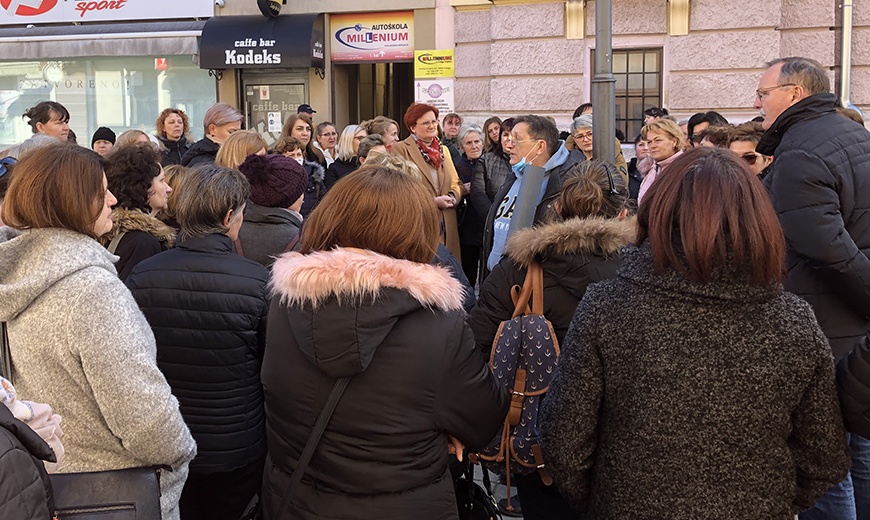 Nastavak kampanje za otpremnine Orljavinih radnica
